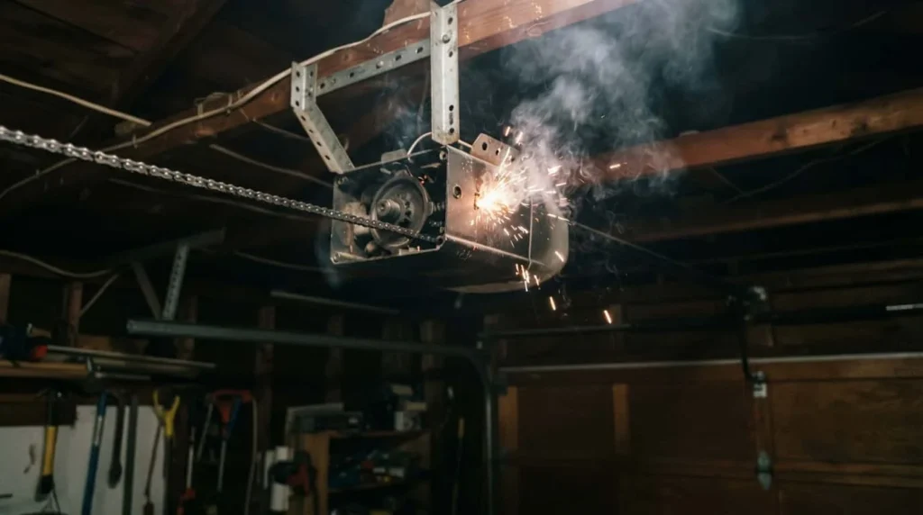 garage door motor mechanical